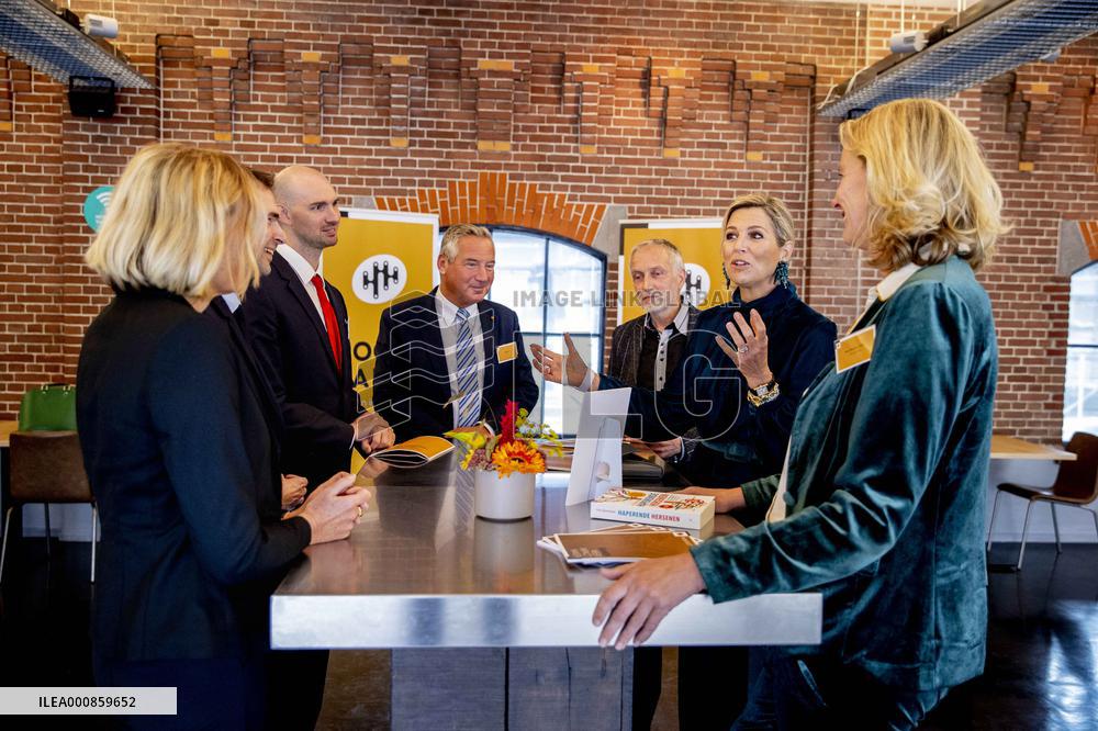 Queen Maxima Attends An Event Launch - The Hague