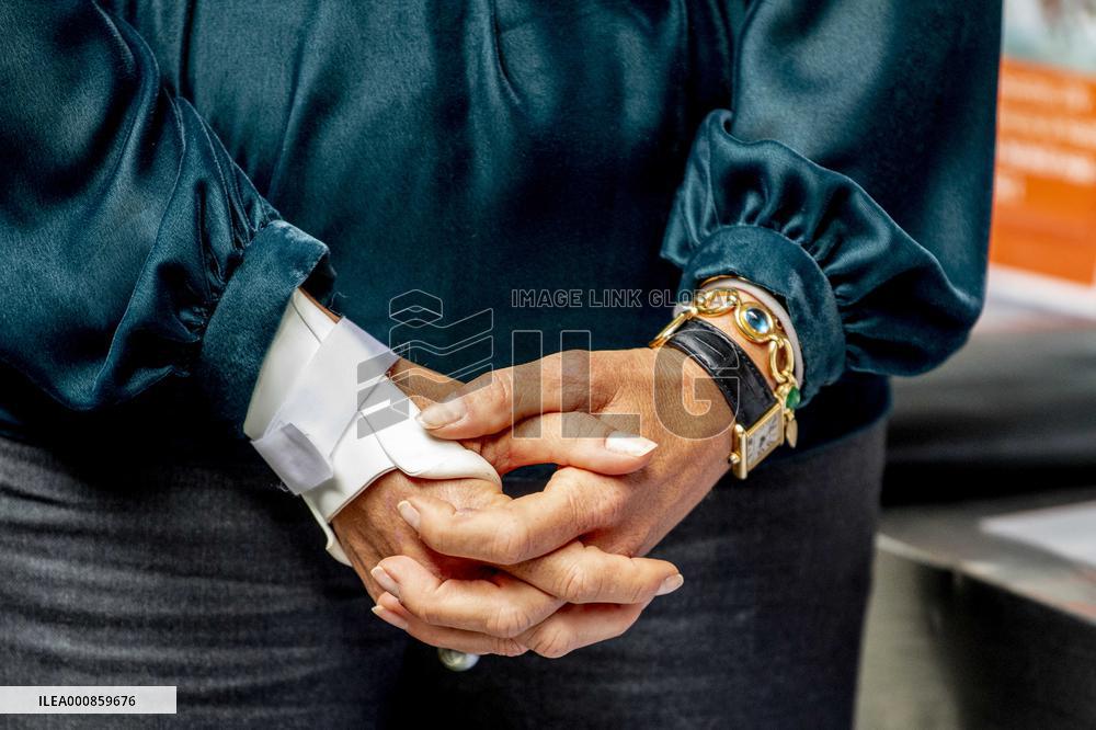 Queen Maxima Attends An Event Launch - The Hague
