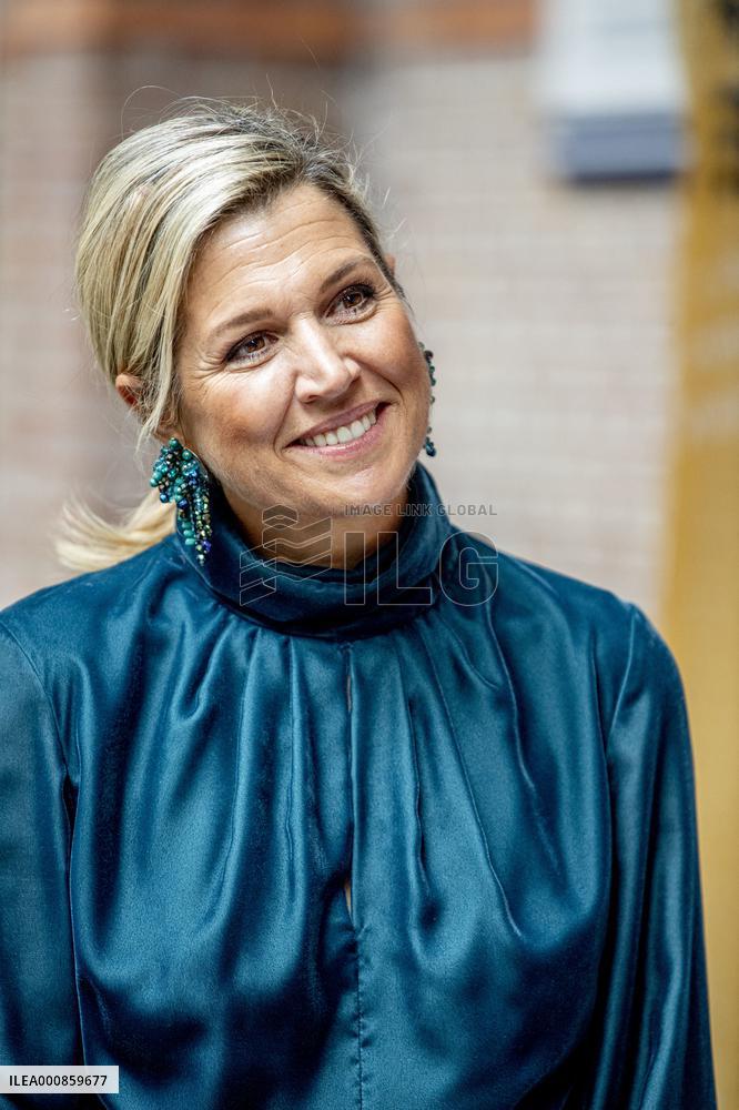 Queen Maxima Attends An Event Launch - The Hague