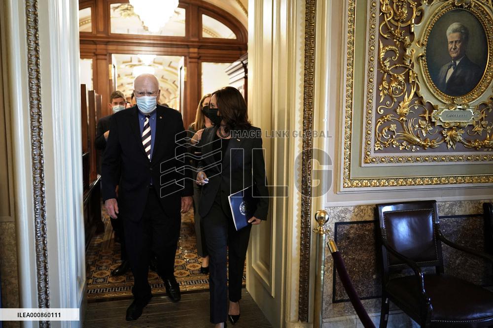 Kamala Harris on Capitol Hill - Washington