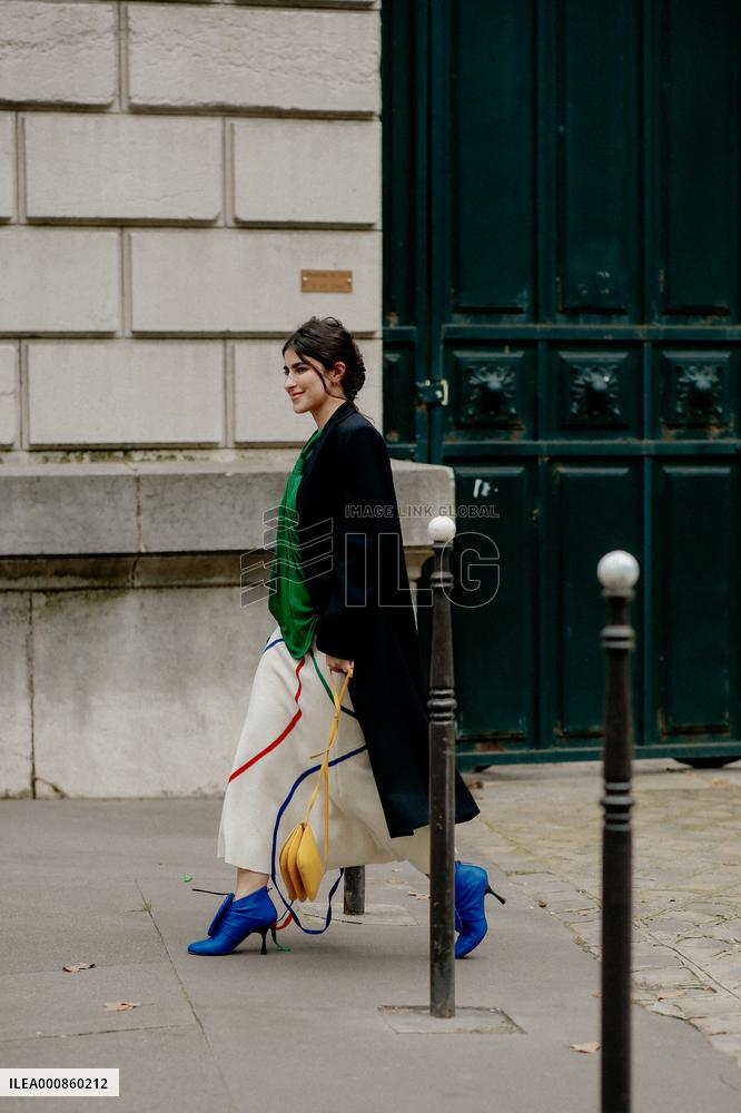 PFW - Celebrities In The Street - Day 4