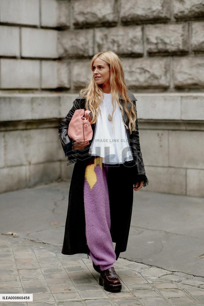 PFW - Celebrities In The Street - Day 4