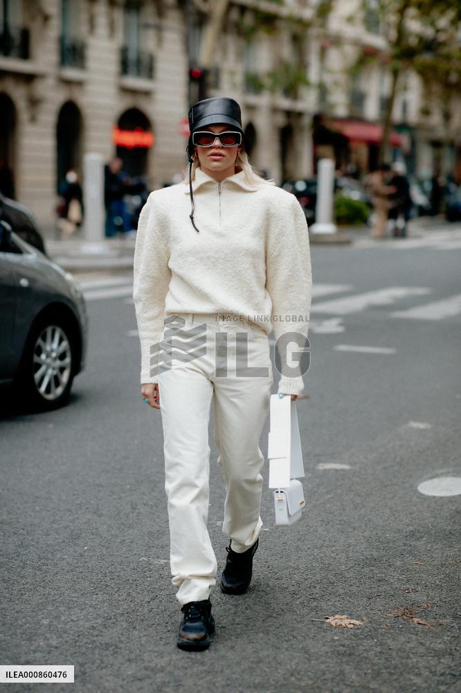 PFW - Celebrities In The Street - Day 4