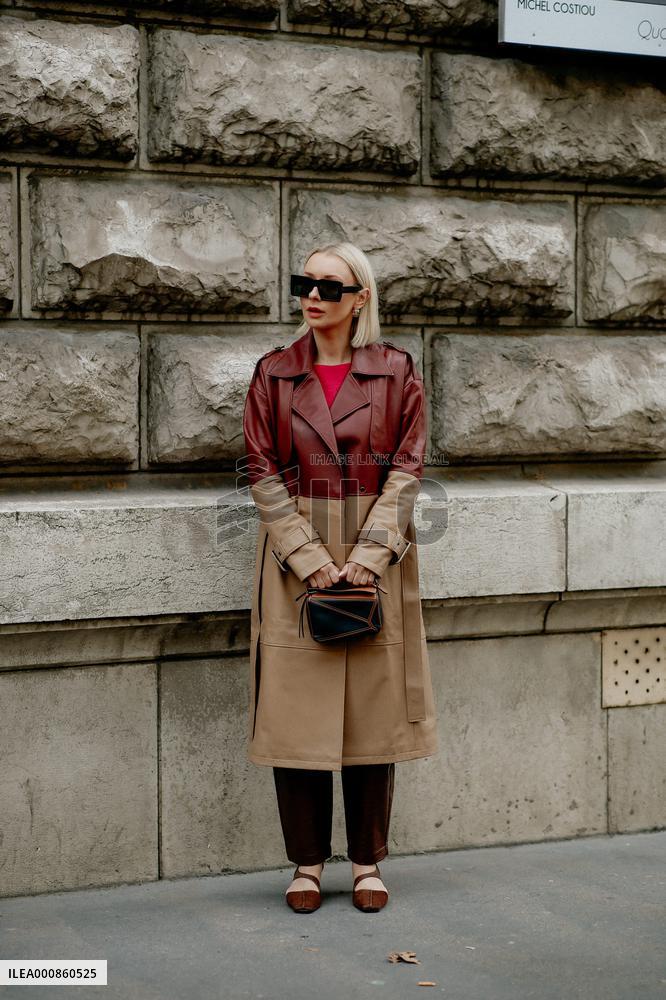 PFW - Celebrities In The Street - Day 4