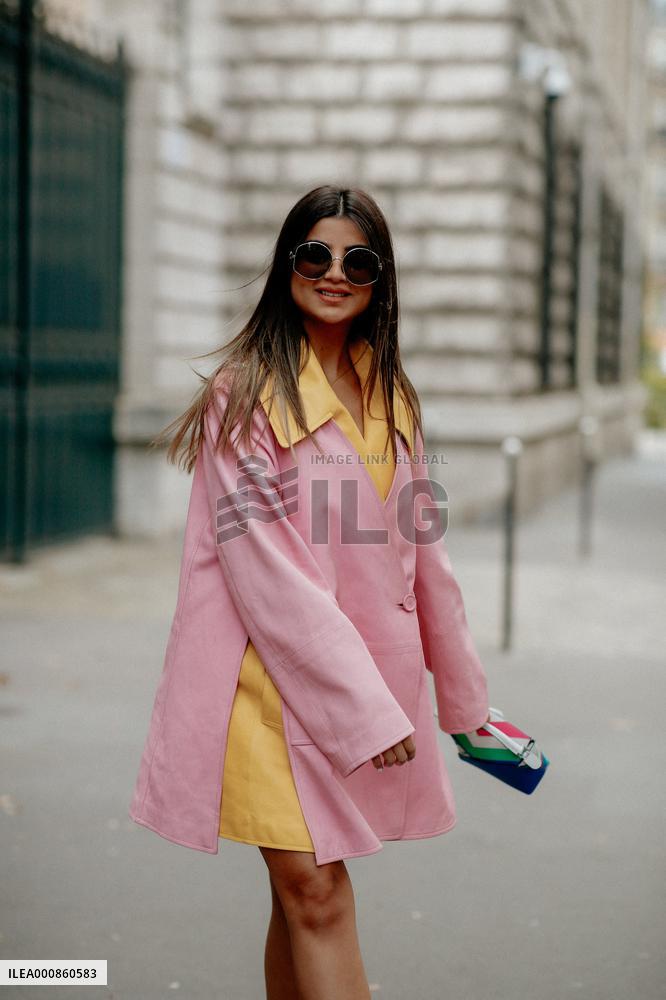 PFW - Celebrities In The Street - Day 4