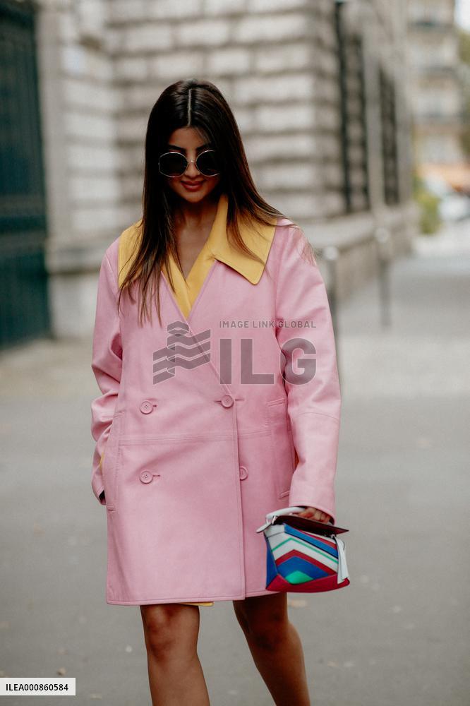 PFW - Celebrities In The Street - Day 4