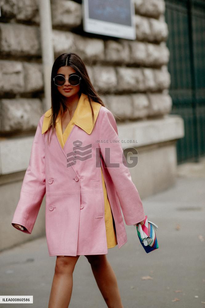 PFW - Celebrities In The Street - Day 4