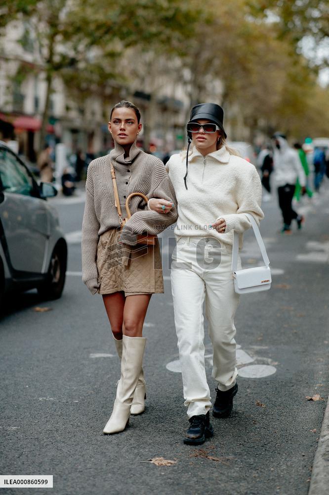 PFW - Celebrities In The Street - Day 4