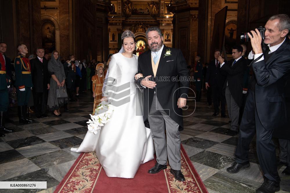 Grand Duke George Mikhailovich And Rebecca Bettarini Wedding - St Petersburg