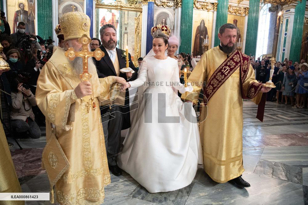 Grand Duke George Mikhailovich And Rebecca Bettarini Wedding - St Petersburg