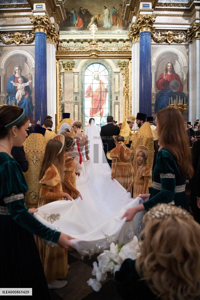 Grand Duke George Mikhailovich And Rebecca Bettarini Wedding - St Petersburg