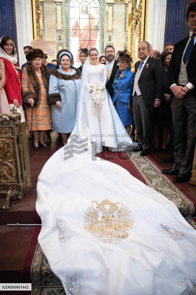 Grand Duke George Mikhailovich And Rebecca Bettarini Wedding - St Petersburg