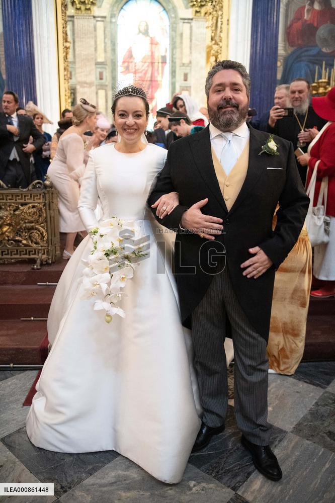 Grand Duke George Mikhailovich And Rebecca Bettarini Wedding - St Petersburg