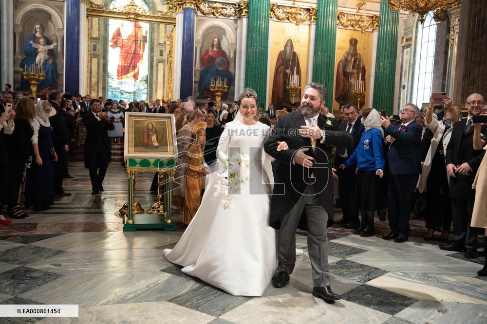 Grand Duke George Mikhailovich And Rebecca Bettarini Wedding - St Petersburg