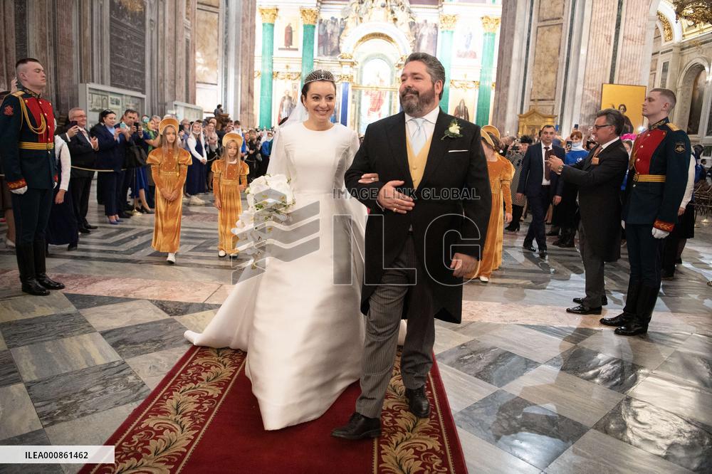 Grand Duke George Mikhailovich And Rebecca Bettarini Wedding - St Petersburg
