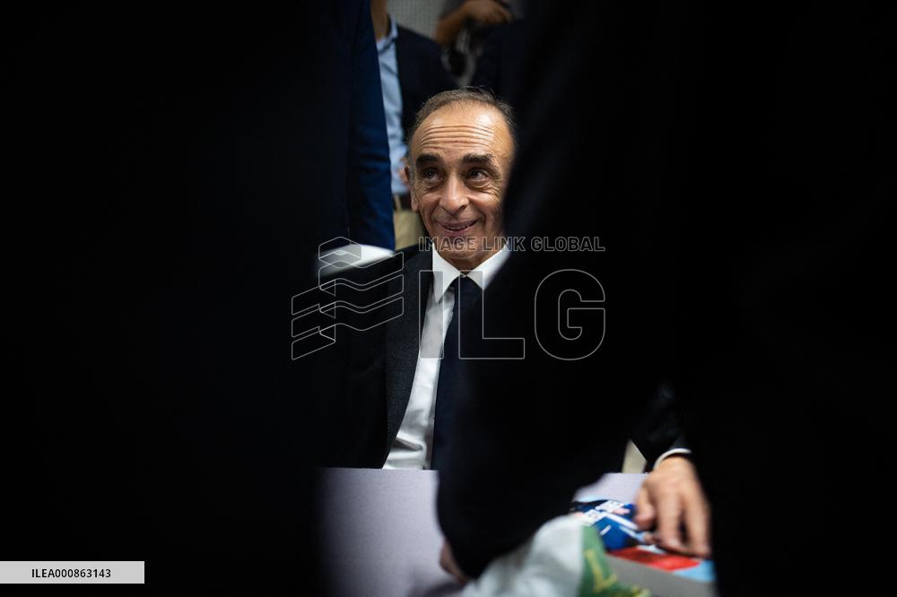 Eric Zemmour signing session of his new book - Paris