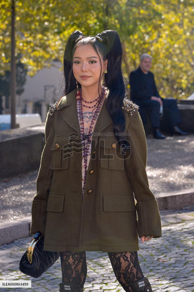 PFW Miu Miu Arrivals JR