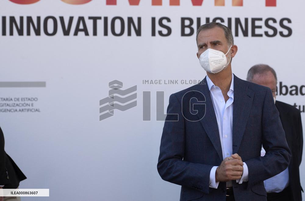 King Felipe VI At South Summit 2021 - Madrid