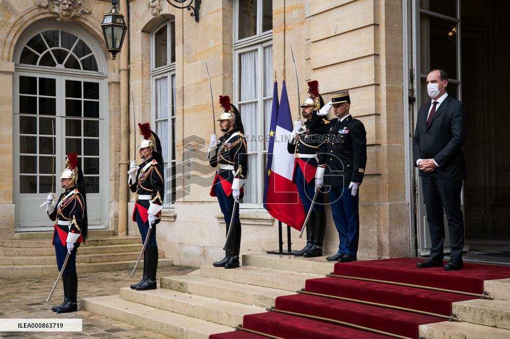 PM Castex Meets With Colombian Vice President - Paris