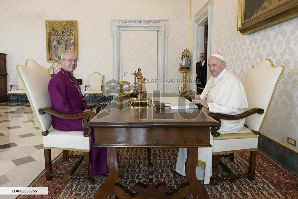 Pope Francis Receives His Grace Justin Welby - Vatican