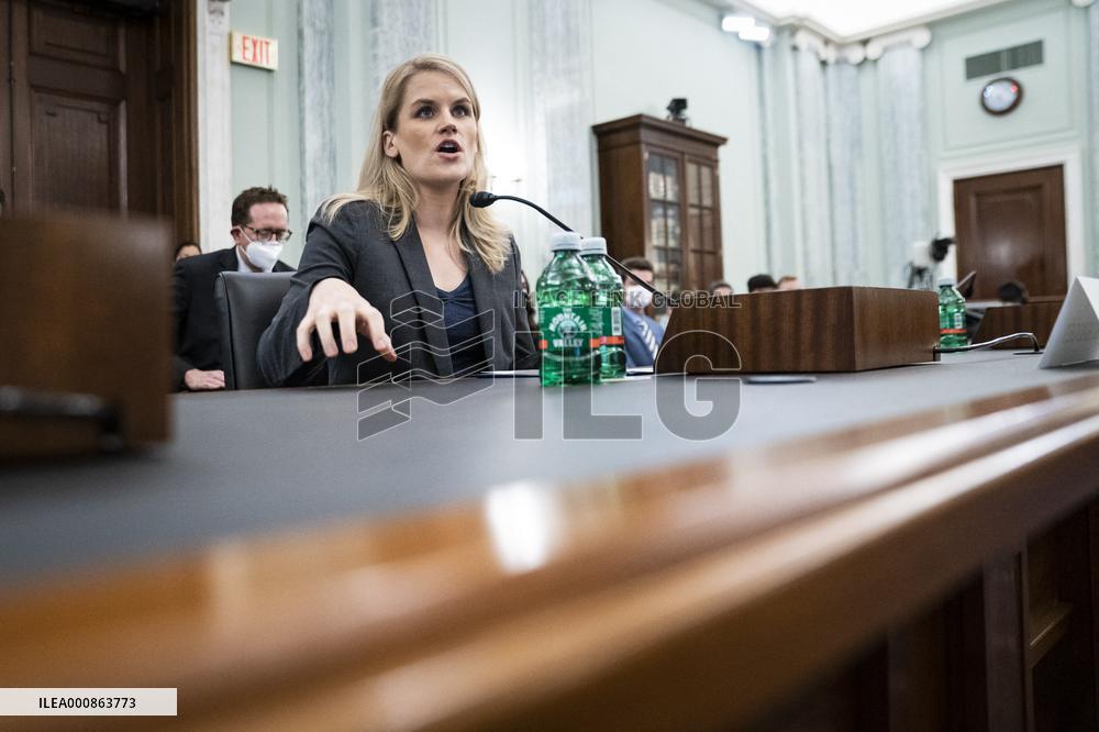 Facebook Whistle Blower Frances Haugen Testifies - DC