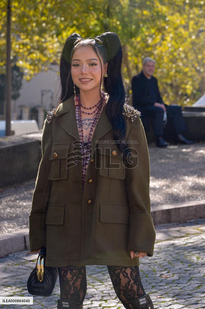 PFW Miu Miu Arrivals JR