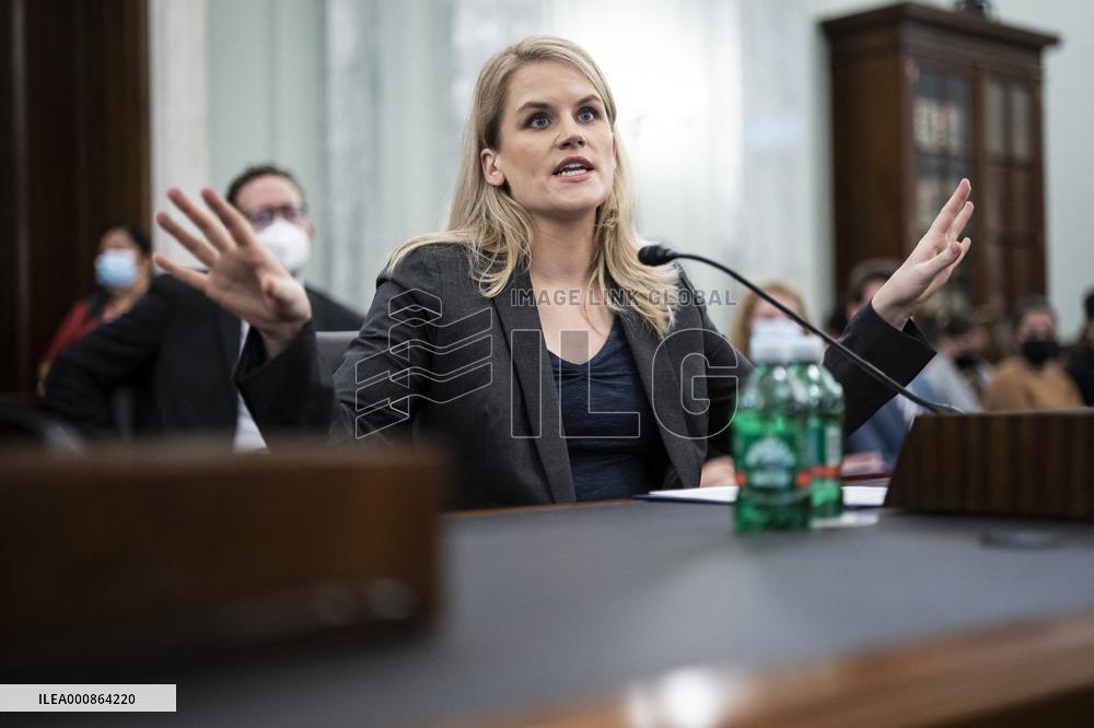 Facebook Whistle Blower Frances Haugen Testifies - DC