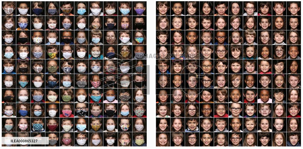 Covid-19 - French Pupils Recover Their Smile At School