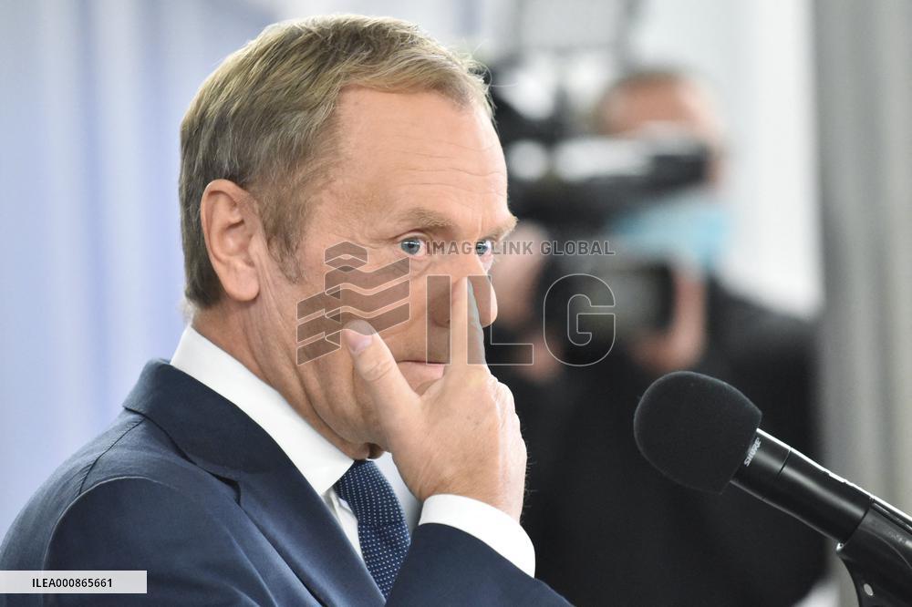 Donald Tusk Press Conference - Warsaw