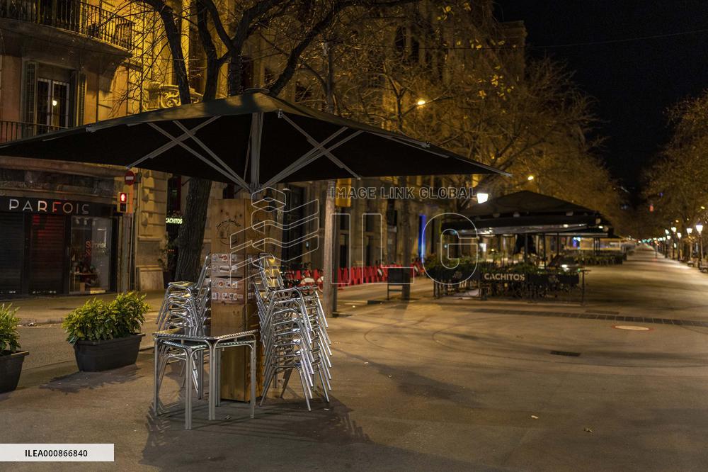 SPAIN-BARCELONA-COVID-19