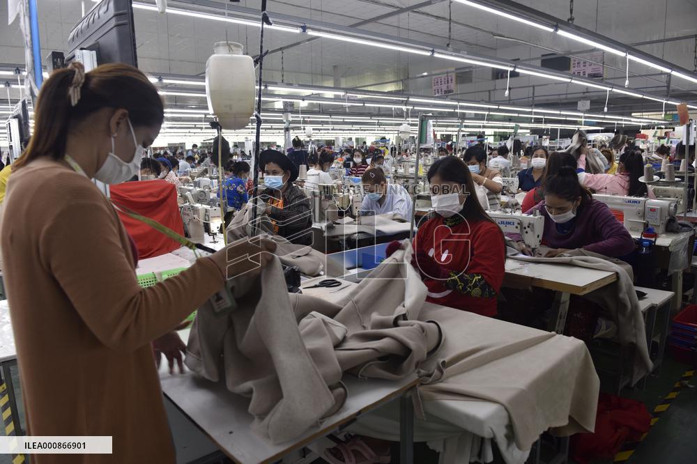 CAMBODIA-PHNOM PENH-RCEP-CCFTA-GARMENT-INDUSTRY