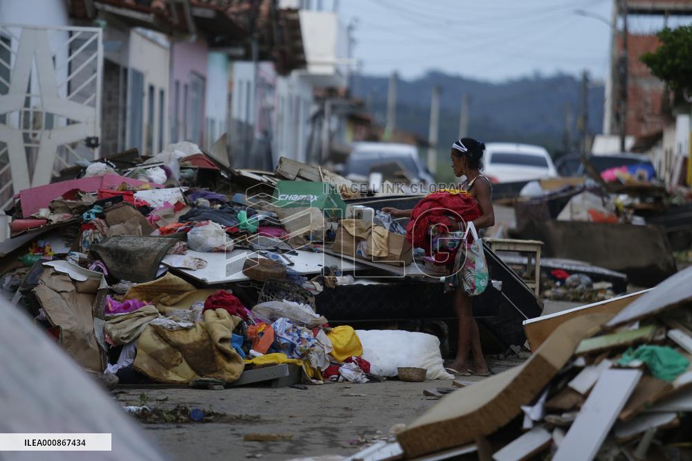 BRAZIL-BAHIA-DARIO MEIRA-FLOOD-STREET VIEWS
