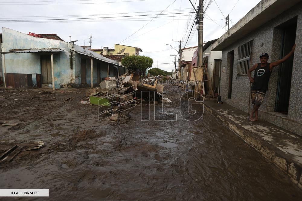 BRAZIL-BAHIA-DARIO MEIRA-FLOOD-STREET VIEWS