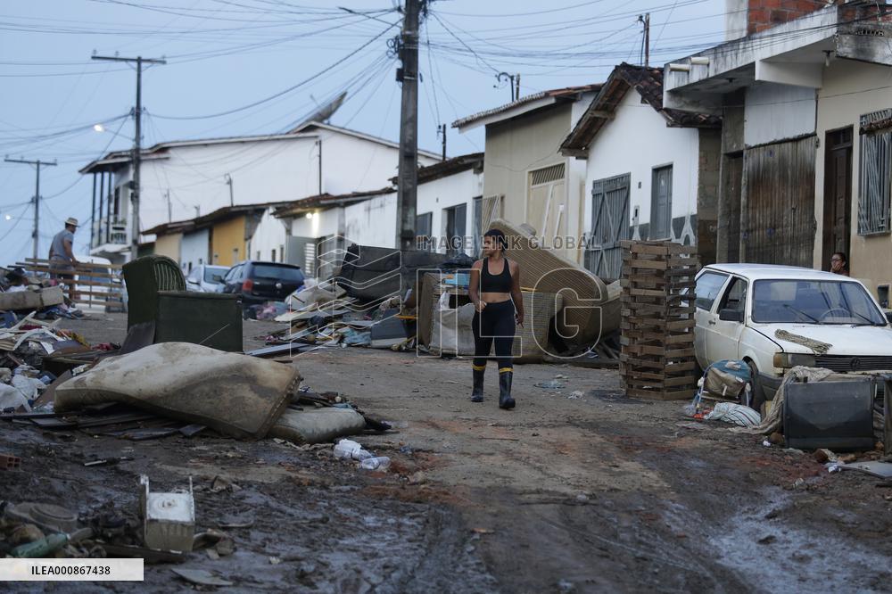 BRAZIL-BAHIA-DARIO MEIRA-FLOOD-STREET VIEWS