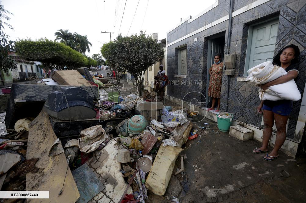BRAZIL-BAHIA-DARIO MEIRA-FLOOD-STREET VIEWS