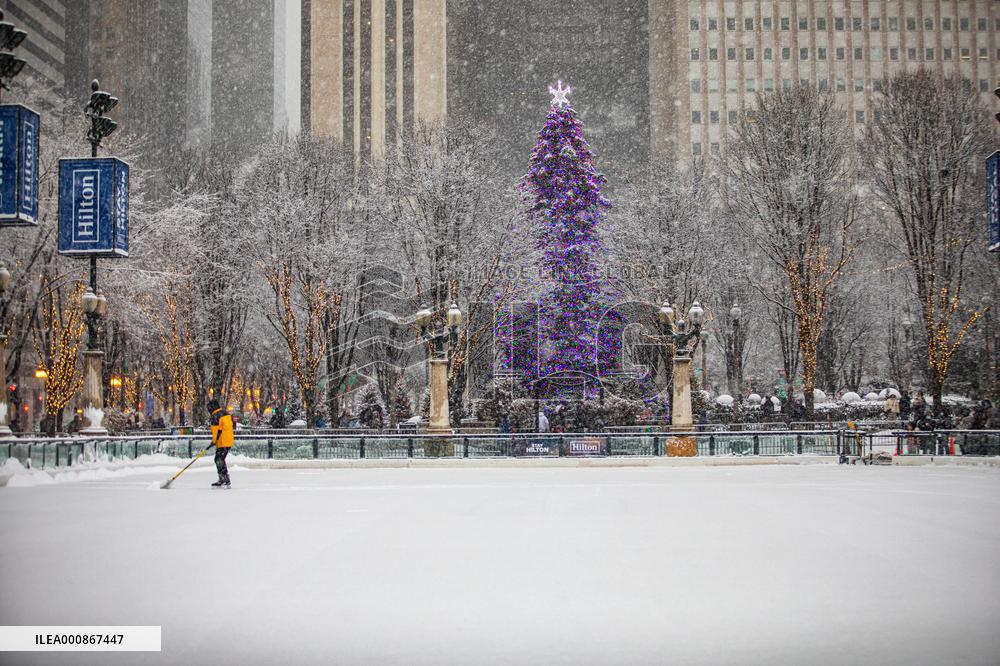 U.S.-CHICAGO-WINTER-STORM