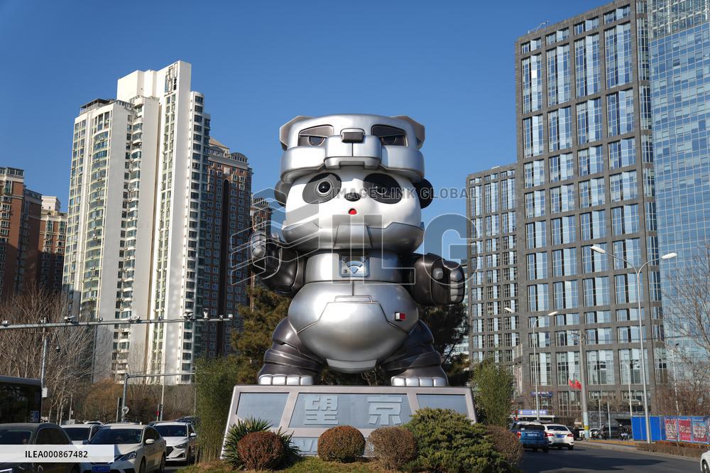 CHINA-BEIJING-GIANT PANDA-ART INSTALLATION (CN)