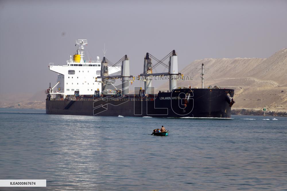 EGYPT-ISMAILIA-SUEZ CANAL-REVENUE-NEW RECORD