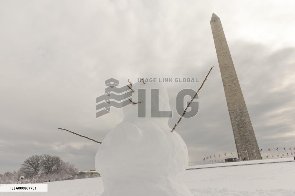 U.S.-WASHINGTON, D.C.-SNOWSTORM