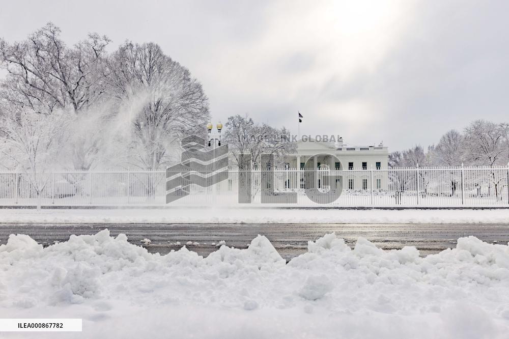 U.S.-WASHINGTON, D.C.-SNOWSTORM