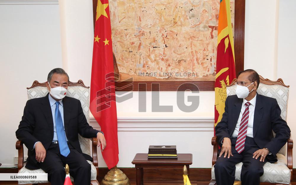 SRI LANKA-COLOMBO-WANG YI-FM-MEETING