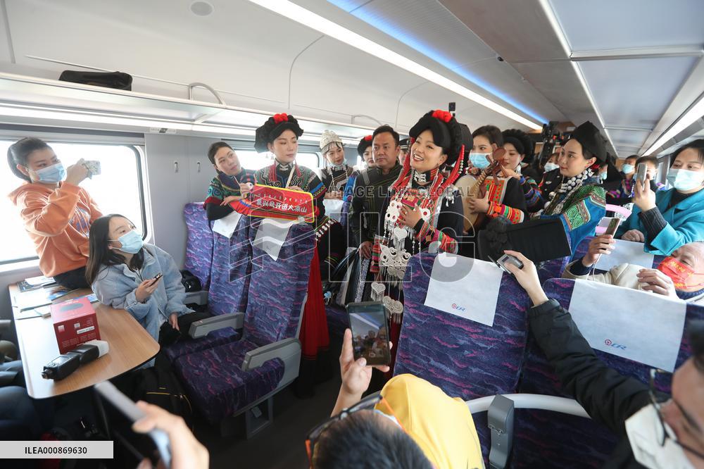 CHINA-SICHUAN-LIANGSHAN-BULLET TRAIN-LAUNCH (CN)