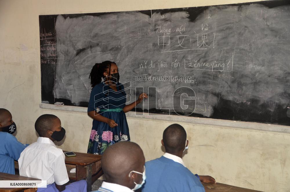 UGANDA-LUWERO-CHINESE CLASS-RESUMPTION