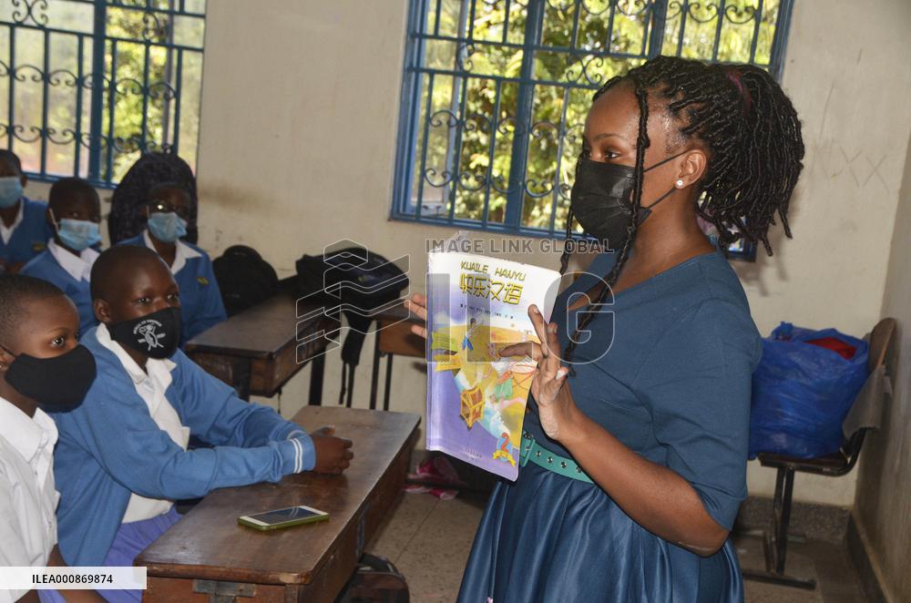 UGANDA-LUWERO-CHINESE CLASS-RESUMPTION