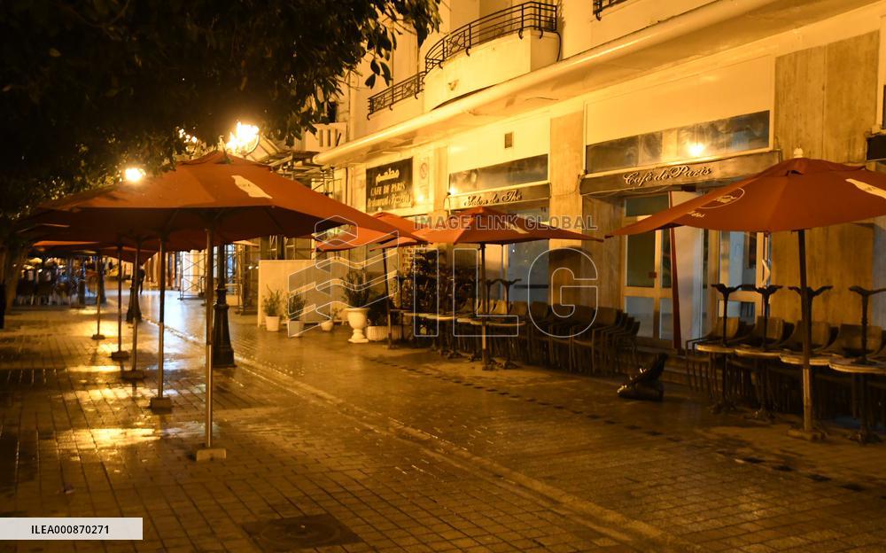 TUNISIA-TUNIS-COVID-19-CURFEW