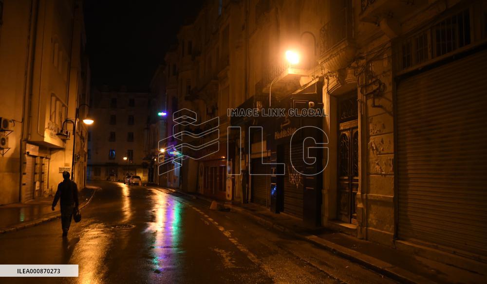 TUNISIA-TUNIS-COVID-19-CURFEW