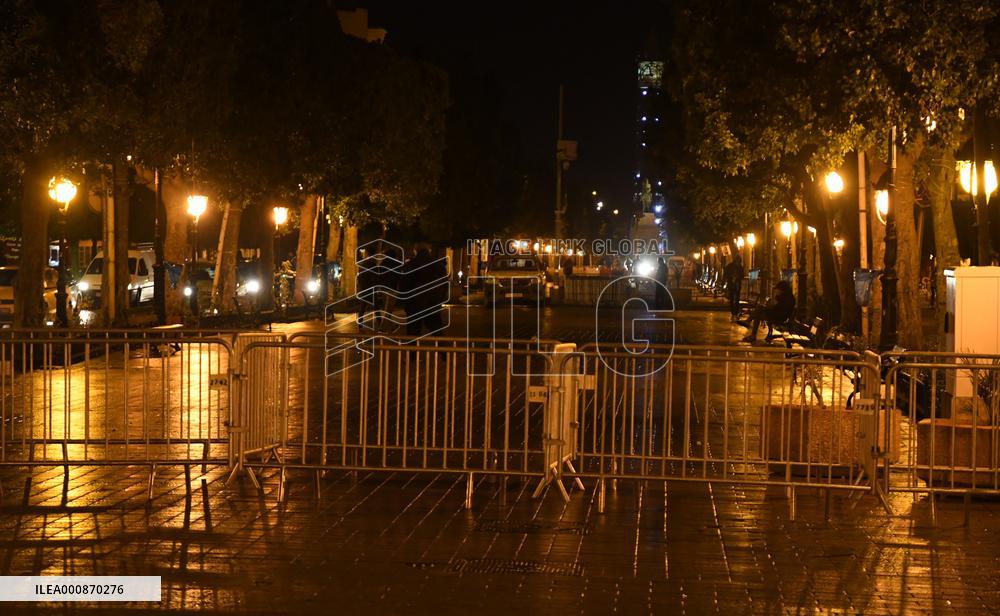 TUNISIA-TUNIS-COVID-19-CURFEW