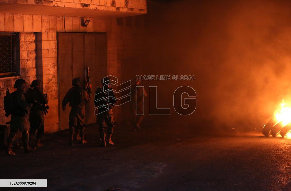 MIDEAST-NABLUS-CLASHES