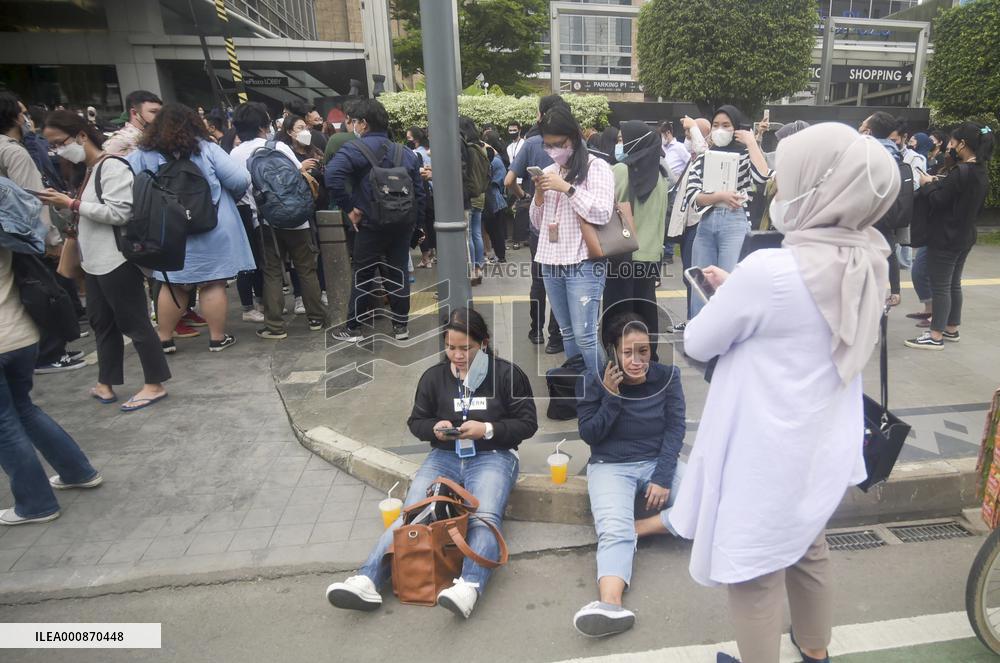 INDONESIA-JAKARTA-EARTHQUAKE
