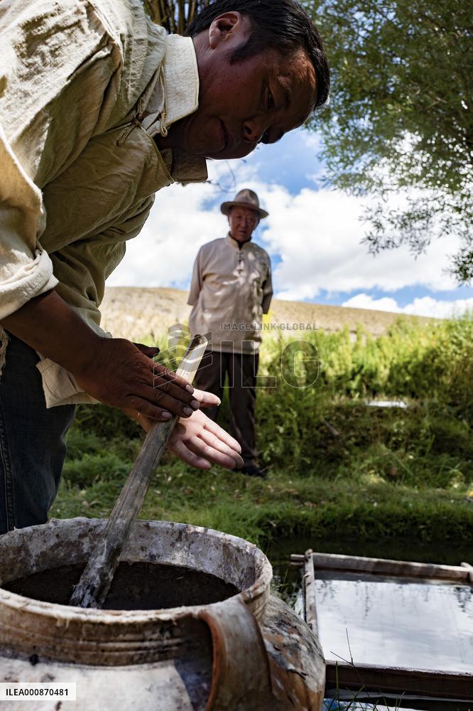 (InTibet)CHINA-TIBET-LHASA-NYEMO COUNTY-INTANGIBLE HERITAGE (CN)